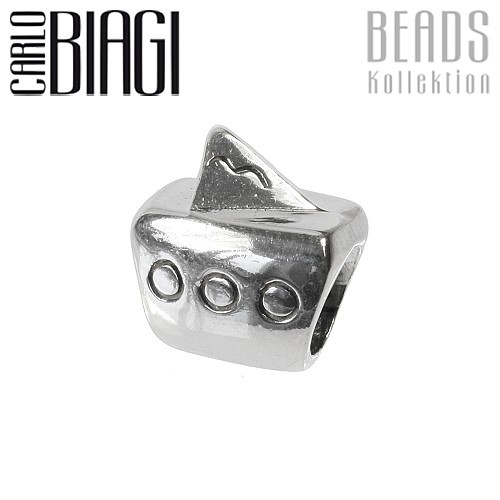 Carlo Biagi Bead Segelboot Silber European Beads BBS008
