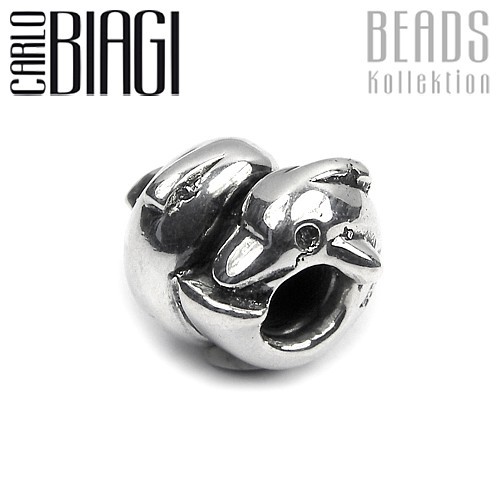 Carlo Biagi Bead Delphin 925 Silber European Beads BBS046