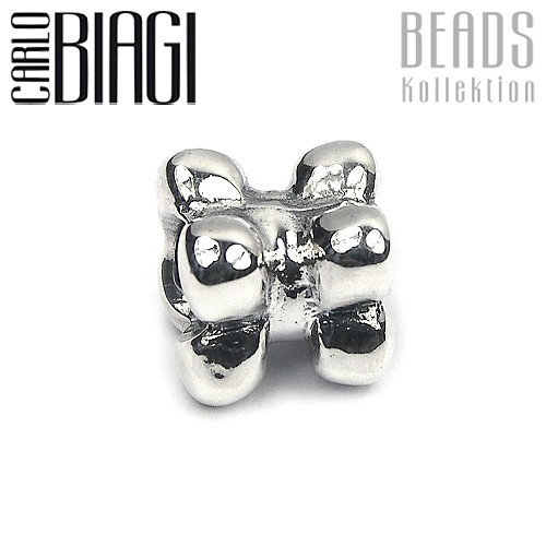 Carlo Biagi Bead Hundeknochen Silber European Beads BBS049