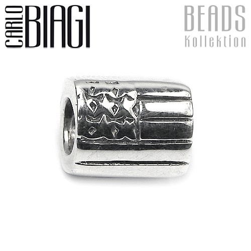 Carlo Biagi Bead USA Flagge Silber European Beads BBS051