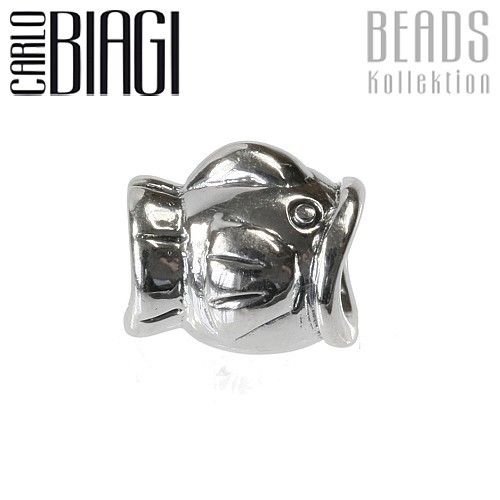 Carlo Biagi Bead Fisch 925 Silber European Beads BBS092