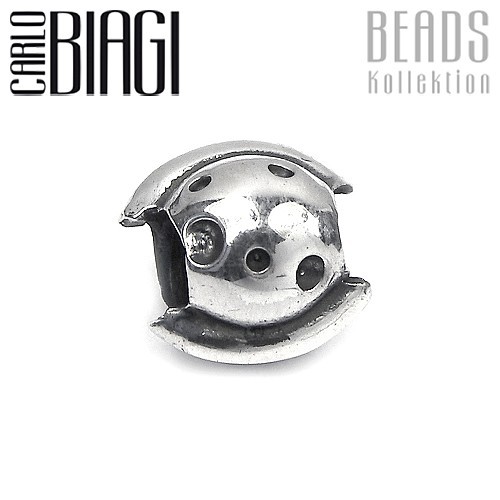 Carlo Biagi Bead Planet Ring Silber European Beads BBS127