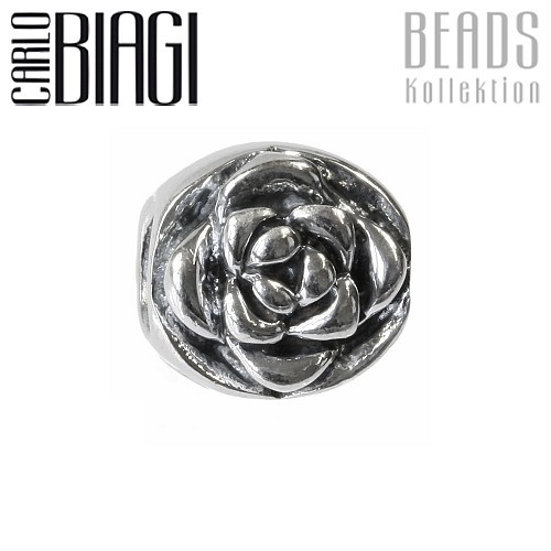 Carlo Biagi Bead Rose 925 Silber European Beads BBS151