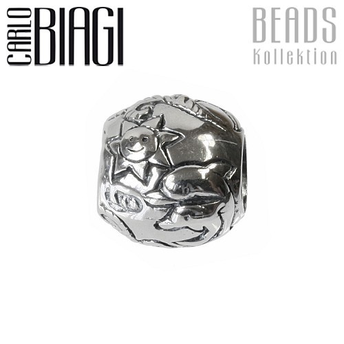 Carlo Biagi Bead Delphin Ball Silber European Beads BBS181