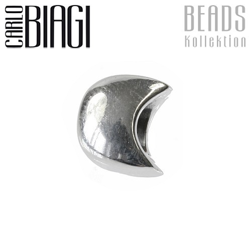 Carlo Biagi Bead Mond 925 Silber European Beads BBS207