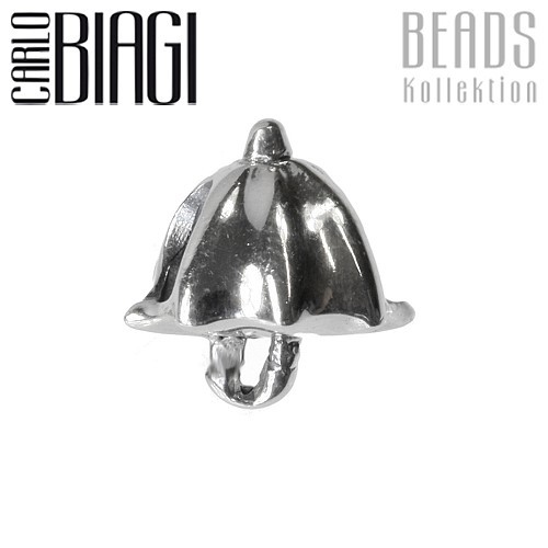Carlo Biagi Bead Regenschirm Silber European Beads BBS259