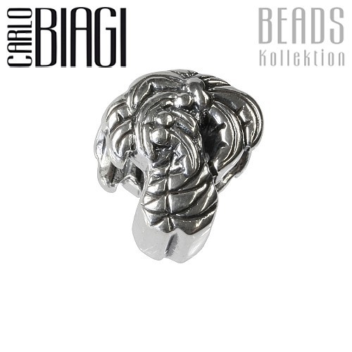 Carlo Biagi Bead Palme 925 Silber European Beads BBS285