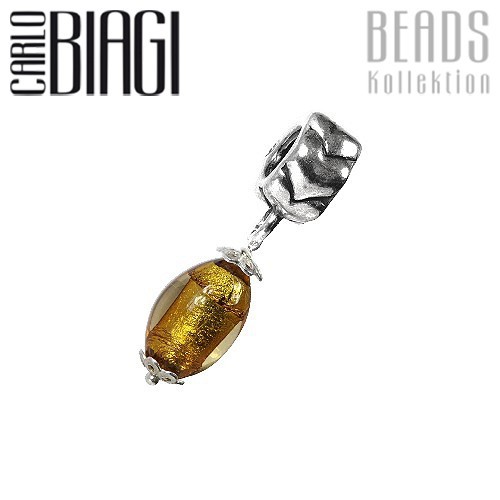 Carlo Biagi Dangle Bead 925 Silber European Beads BDMGD14
