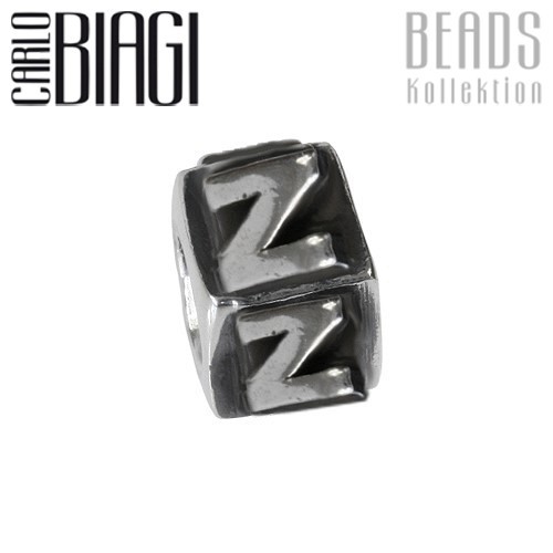 Carlo Biagi Bead Buchstabe Z Silber European Beads BLPZ