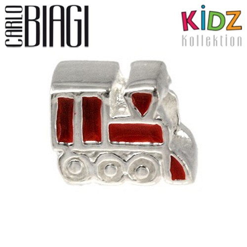 Carlo Biagi Kidz Bead Lok rot 925 Beads für Armband KBE059