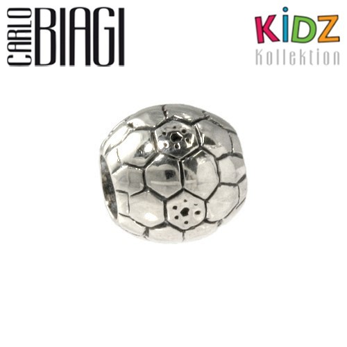 Carlo Biagi Kidz Bead Ball Silber Beads für Armband KSB04