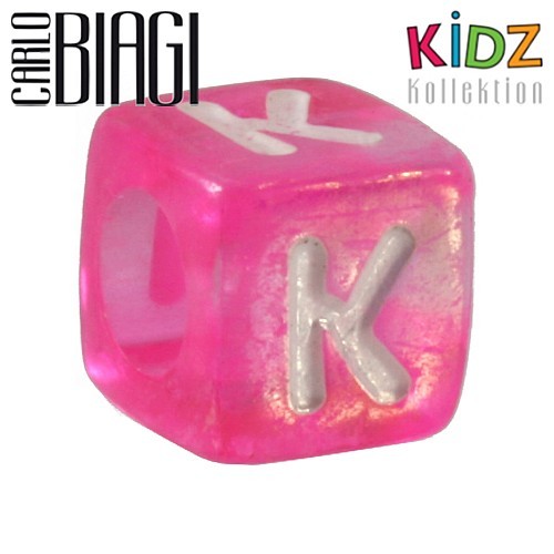 Carlo Biagi Kidz Bead Buchstabe K Beads für Armband KSPPLK
