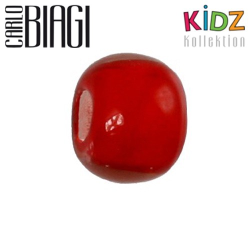 Carlo Biagi Kidz Glas Bead rot KBG05R