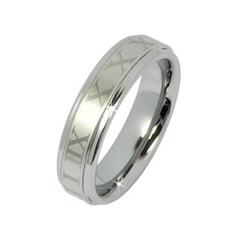 SilberDream Wolfram Ring Gr.19 Herren Damen Schmuck RXW1809