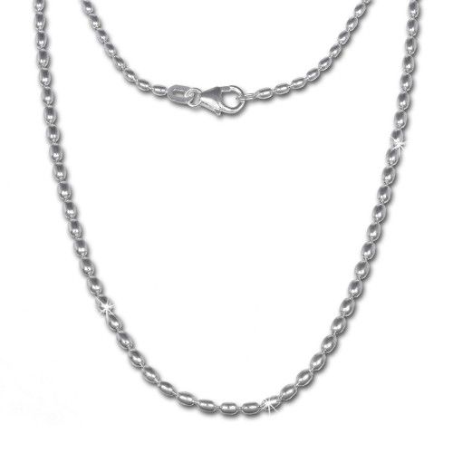 SilberDream Olivenkette 925er Silber Halskette 70cm Kette SDK21370