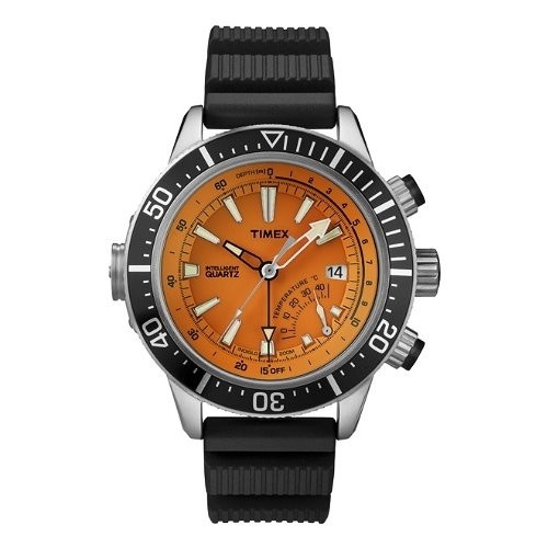 TIMEX Armbanduhr orange Herrenuhr TIMEX IQ Uhren Kollektion UT2N812