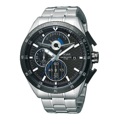 Pulsar Herrenuhr Chronograph schwarz Sport Uhren Kollektion UPS6039