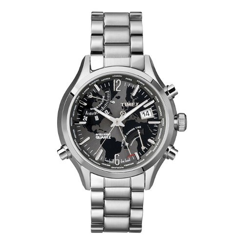 TIMEX Uhr Herrenuhr -World Time- TIMEX IQ Uhren Kollektion UT2N944