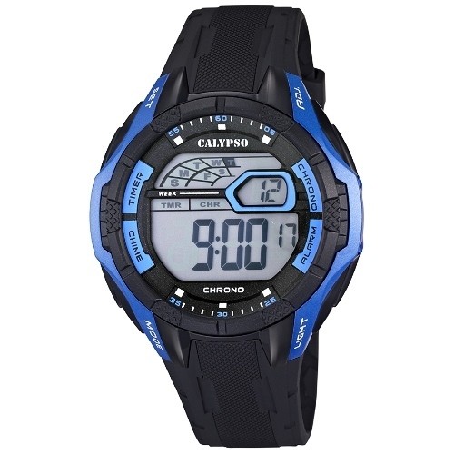 Calypso Herrenuhr Chronograph schwarz-blau Uhren Kollektion UK56162 UK56162