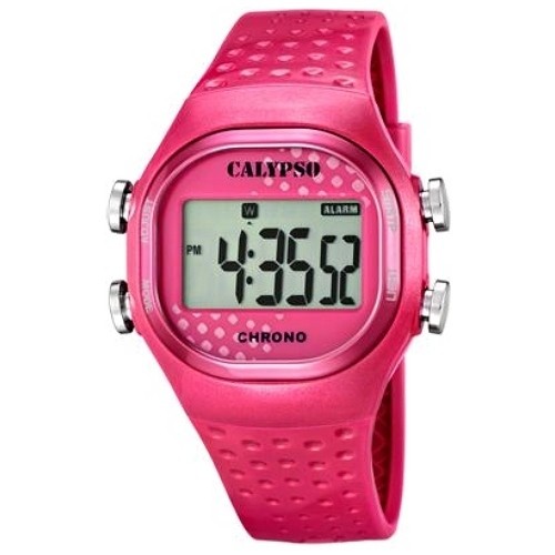 Calypso Damenuhr Chronograph pink Digital Uhren Kollektion UK56232 UK56232