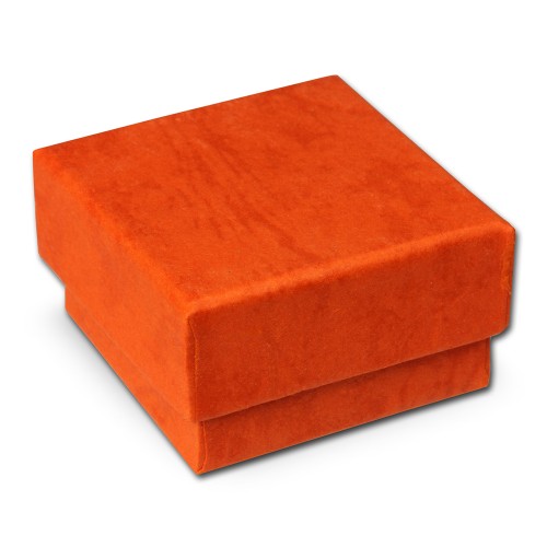 SD Schmuckschachtel orange Geschenk-Verpackung 40x40x25mm Etui VE3042O