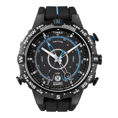 TIMEX Herrenuhr schwarz Chronograph TIMEX IQ Uhren Kollektion UT49859