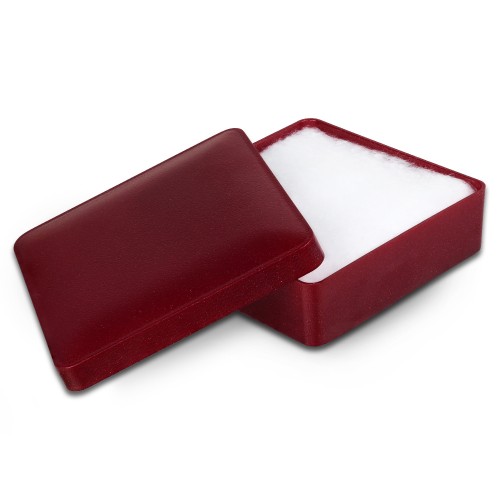 IMPPAC Ring und Schmuck Schachtel rot Etui Verpackung 66x66 VE052